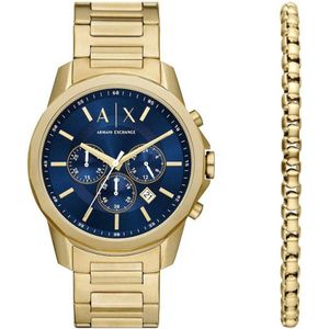 Armani horloge blauwe wijzerplaat sale